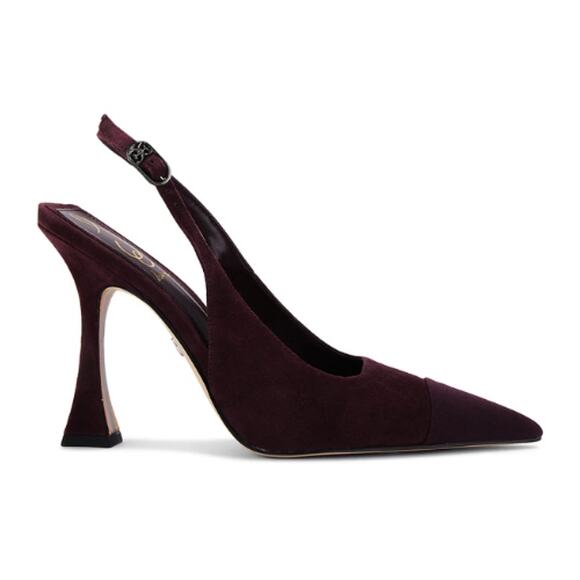Sam Edelman Odette Slingback Heels in Parisian Plum – EUC Size 7 - Picture 4 of 8